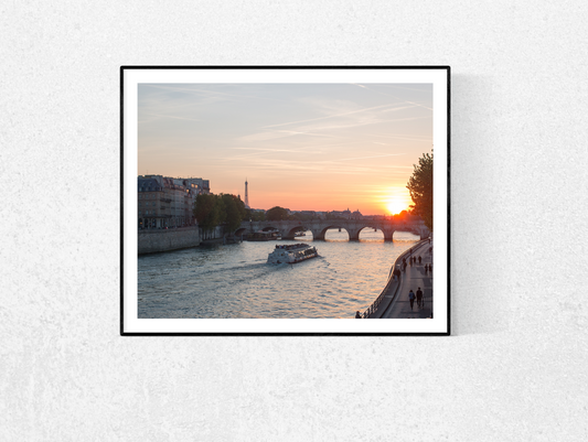 Sunset on the Seine