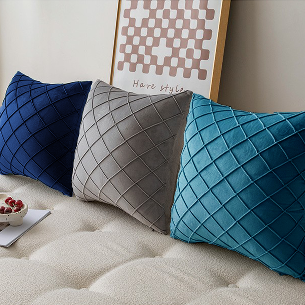 Set of 3 Beautiful combination Throw Pillow Covers AND Inserts size 18"x18" and 20"x20"