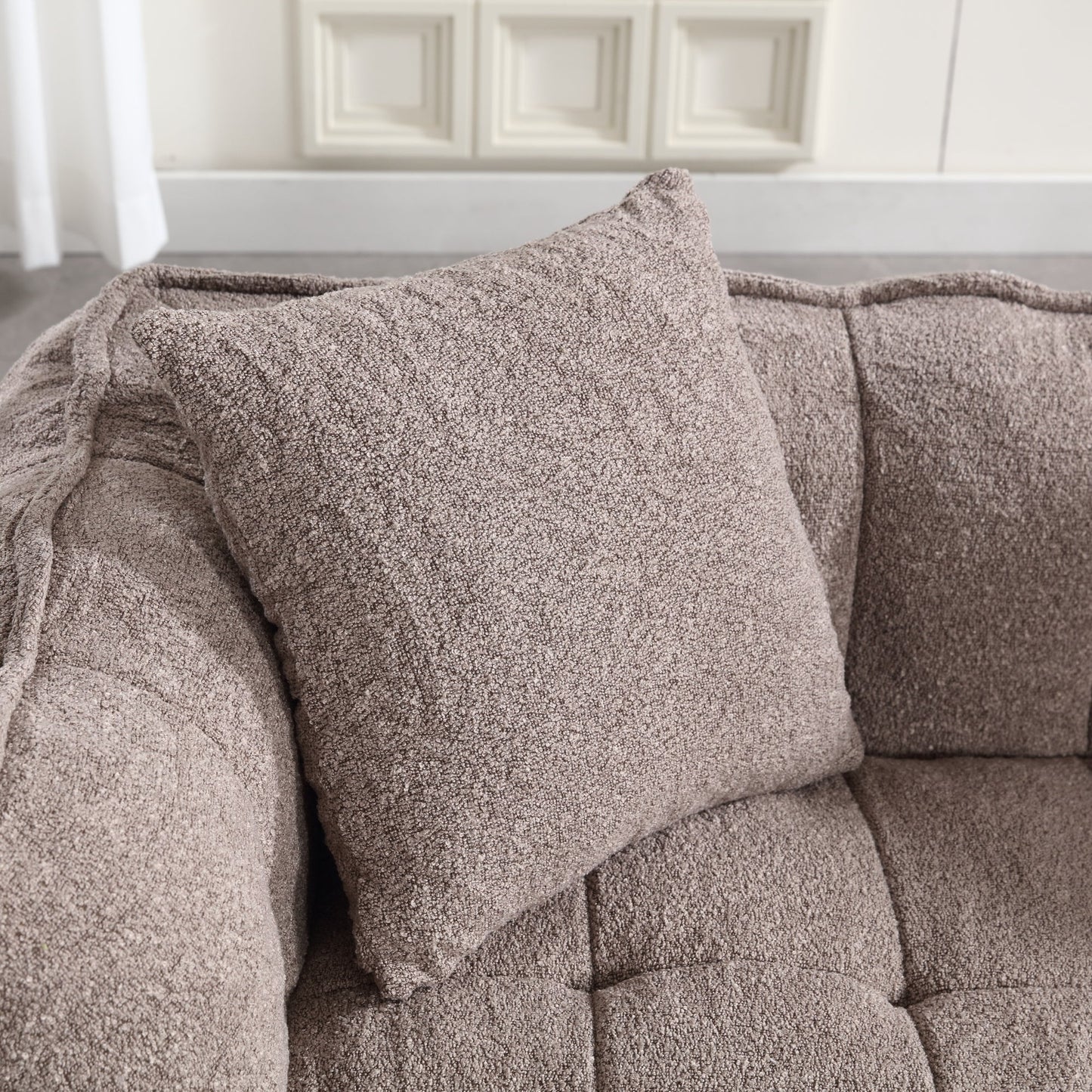 Cozy Beanbag Chair with High Resilience Foam Core