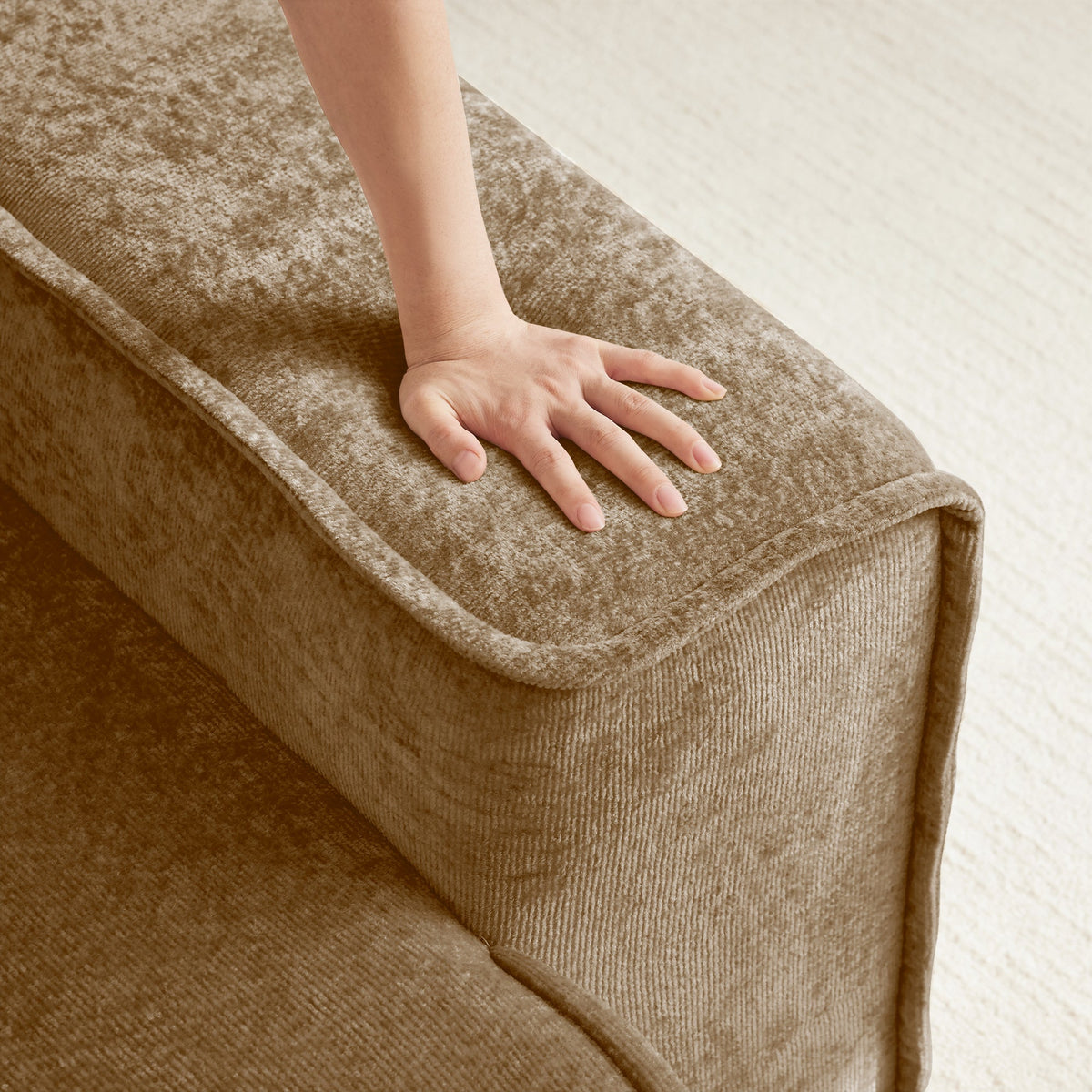 Streamlined Design Deep Seat Modular 3 Seat Sofa