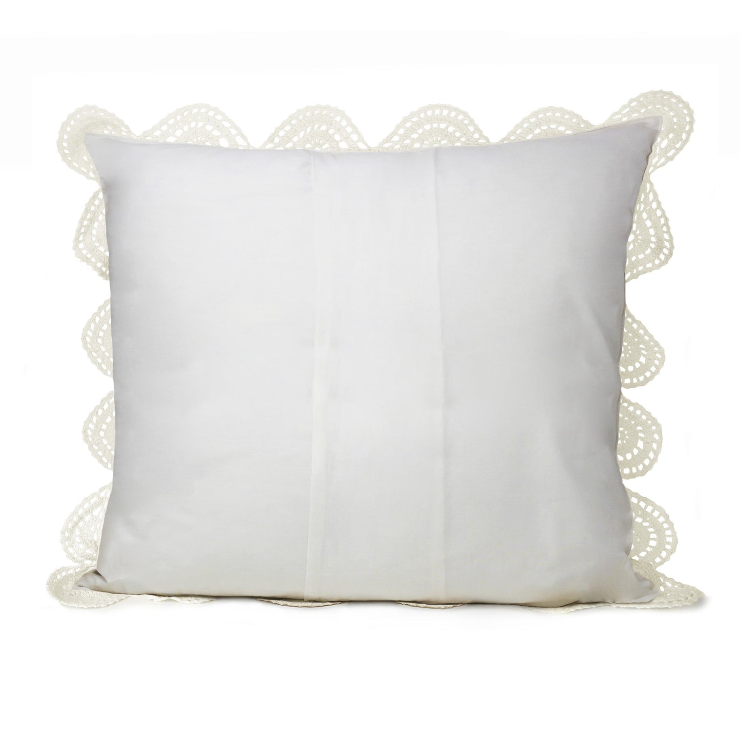 Hand Made Crochet Cotton Pillow Sham Pairs