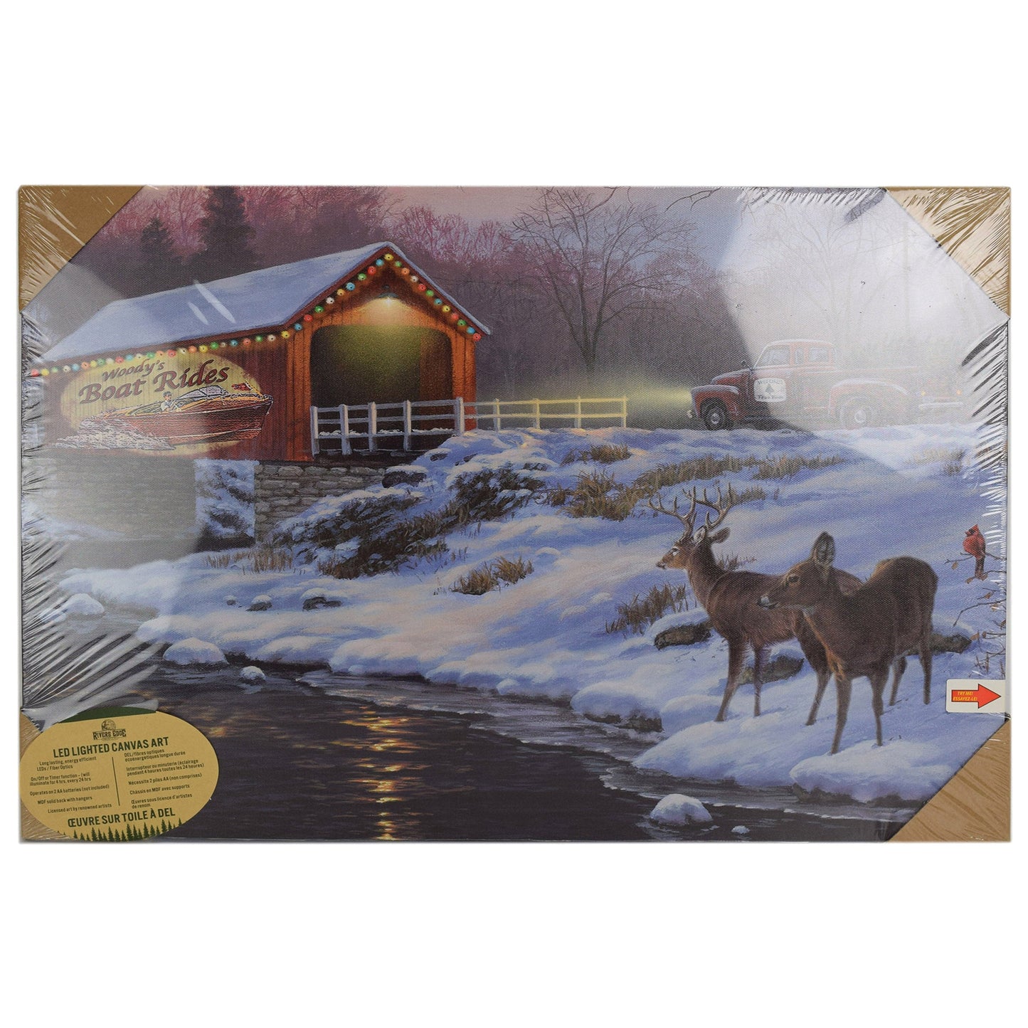LED Art 24in x 16in-Holiday Traditions