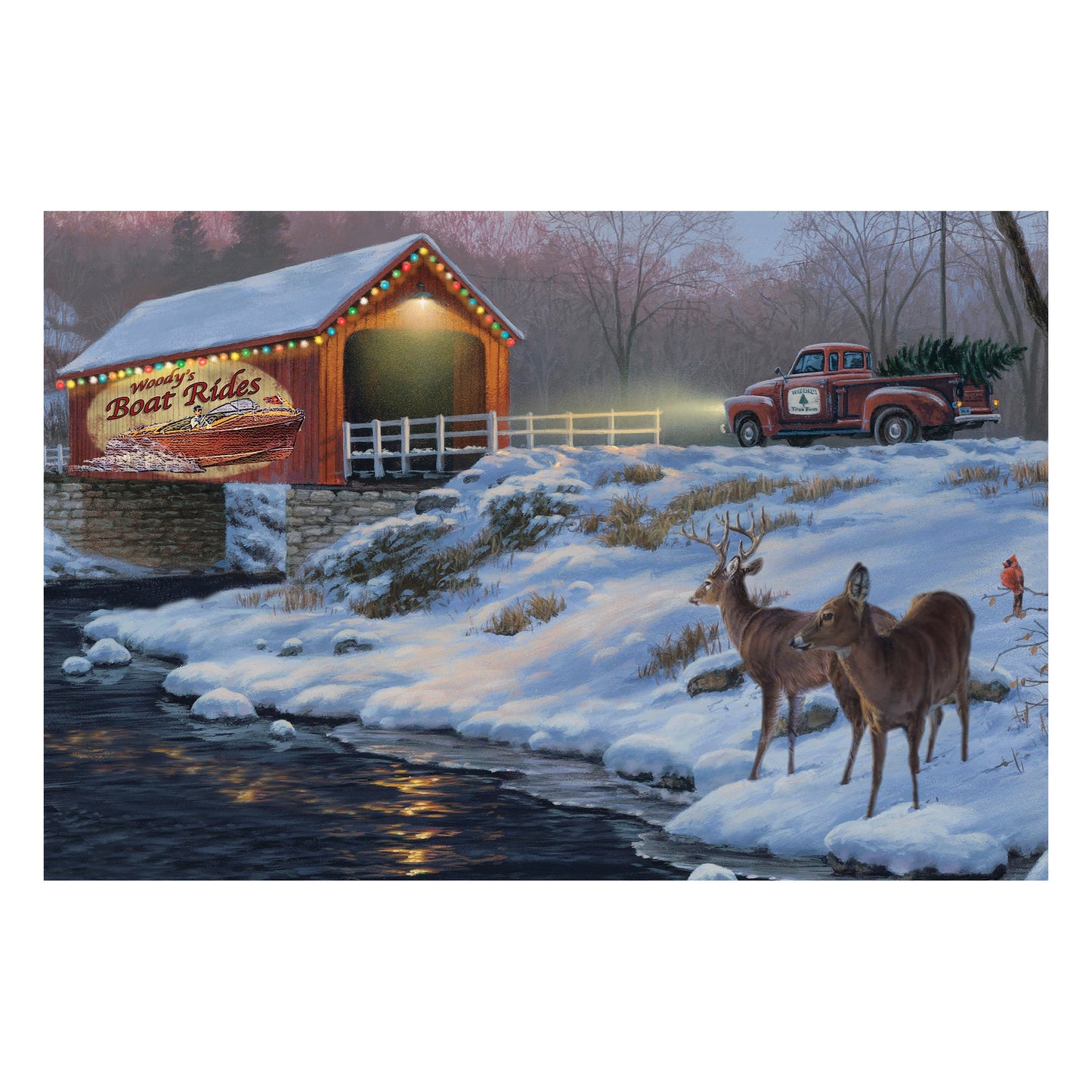 LED Art 24in x 16in-Holiday Traditions