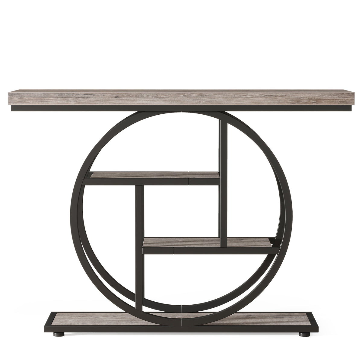 41.3" Industrial Console Table, 4-Tier