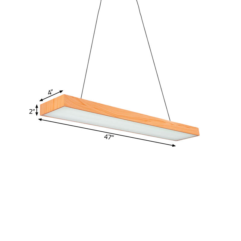Julianna Minimalism Meets Warmth: Wooden LED Pendant Lamp