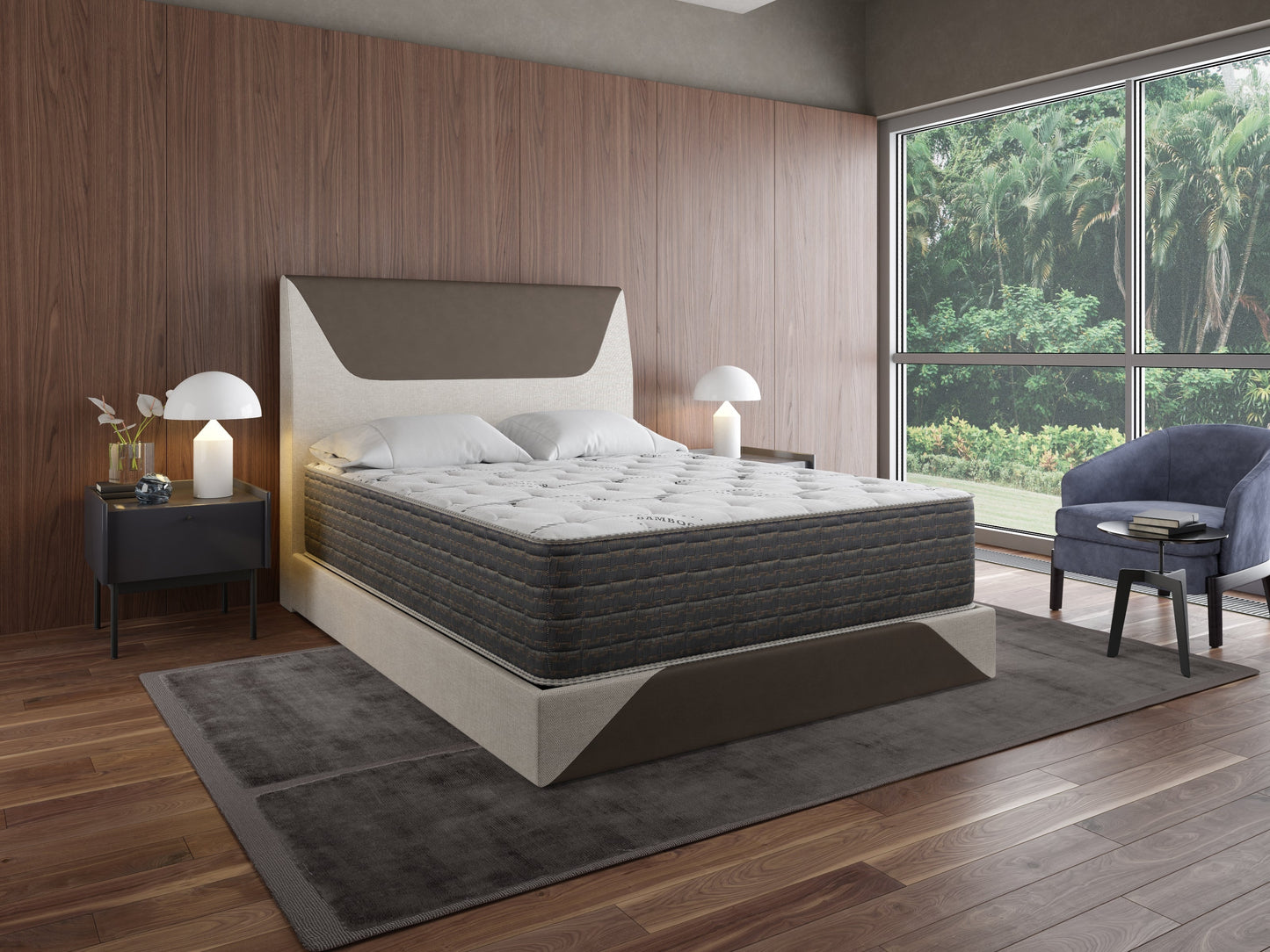 13.5" DreamFlex CoolTouch Cover Two Sided Plush Queen Mattress