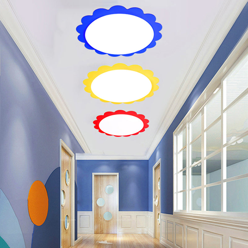 Blooming Beauty: Cartoon Flower LED Ceiling Light
