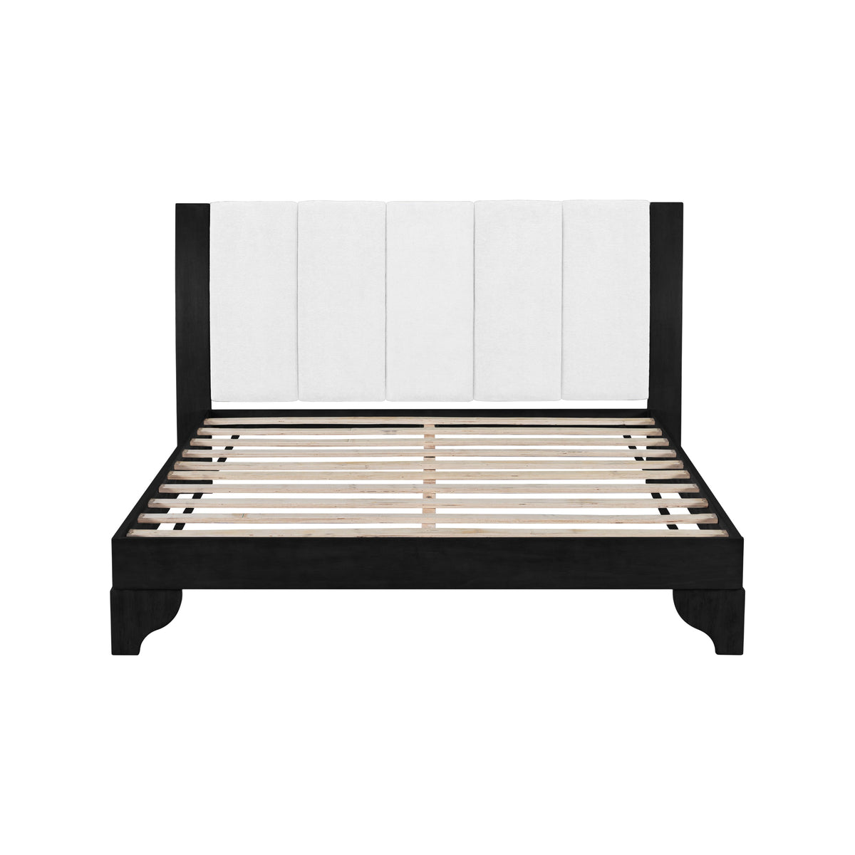Queen Size Bed Frame in Black and White