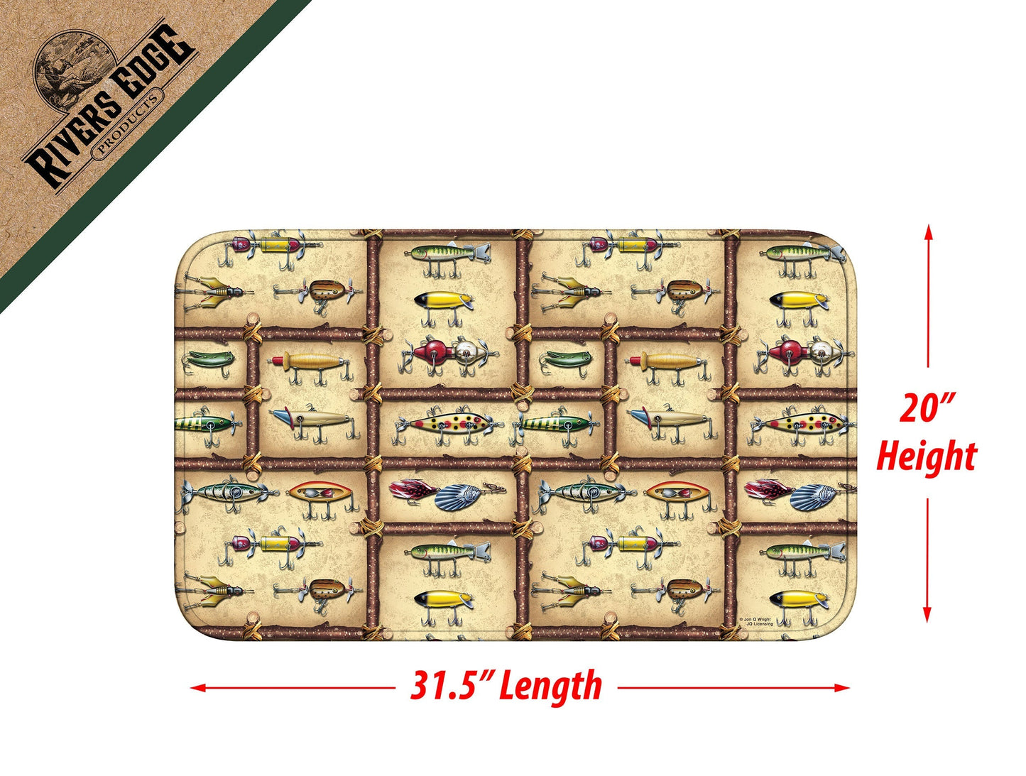 Memory Foam Mat-Antique Lure
