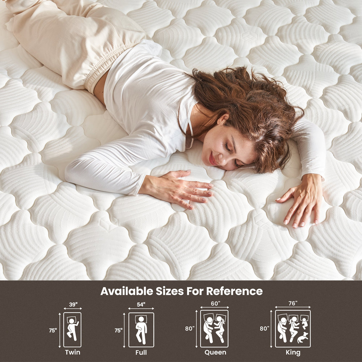 Full Size 12 Inch Hybrid Mattress