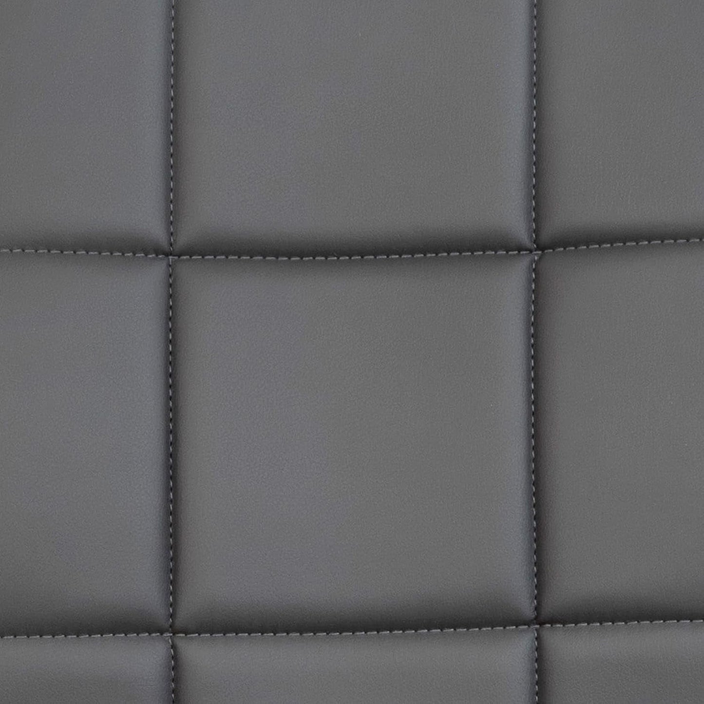 Clayton Mid Back Swivel Task Chair Gray Vinyl Upholstery