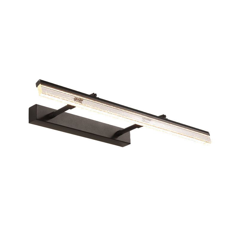 Kate  Opulent Glow: Modern Black LED Vanity Light