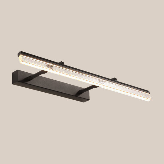 Kate  Opulent Glow: Modern Black LED Vanity Light