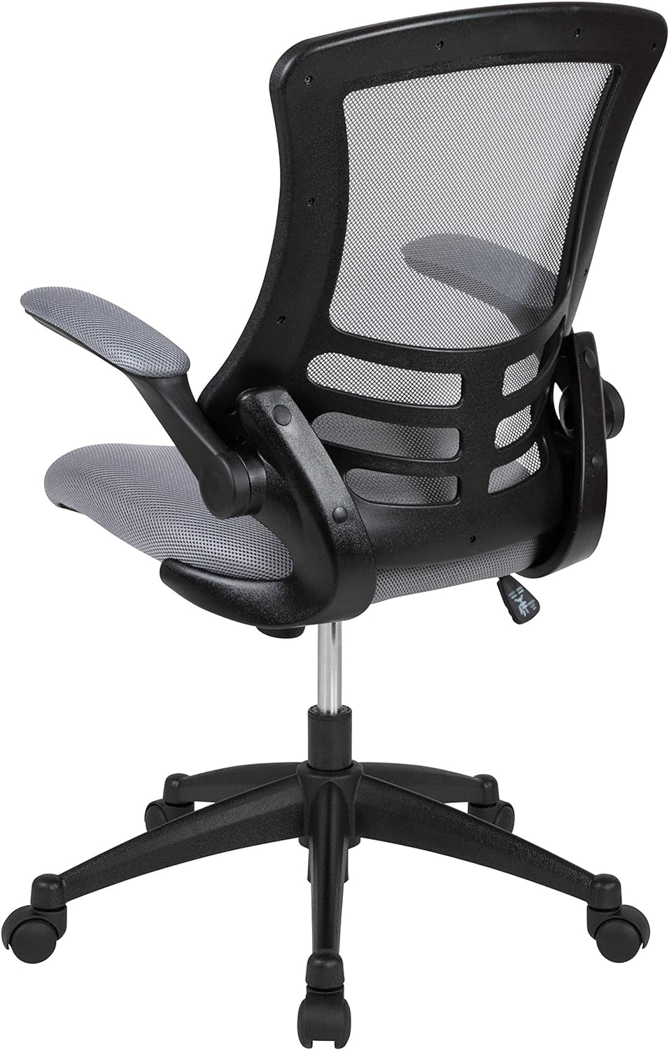 Kelista Dark Gray Mesh Mid Back Office Chair For Desk
