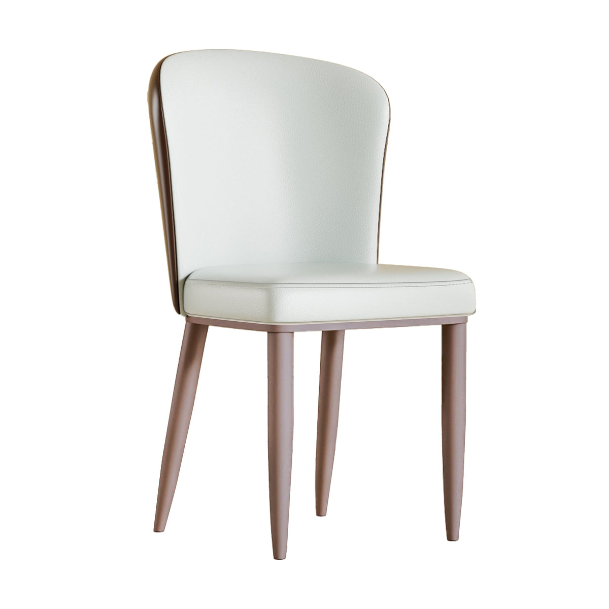 Modern Dining Chair with Carbon Steel Legs – Set of 2