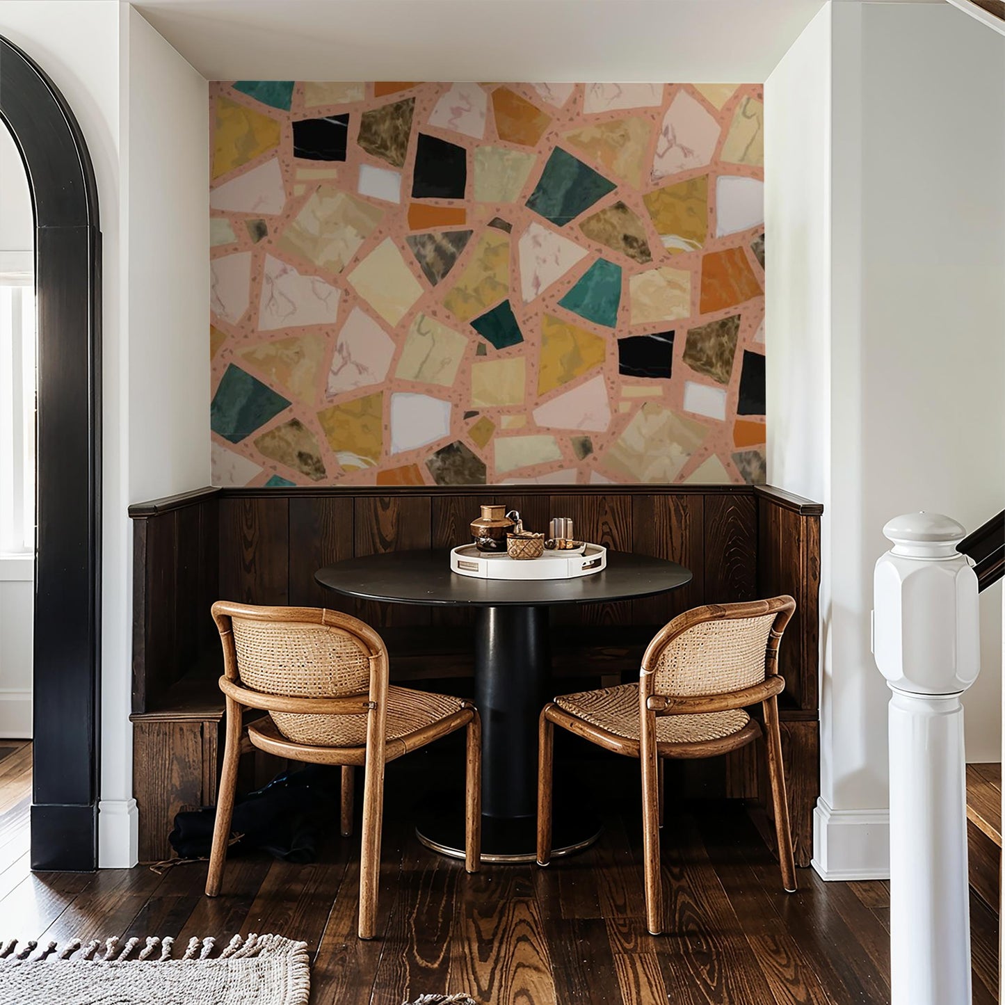 Dolce Terrazzo Wallpaper, peach