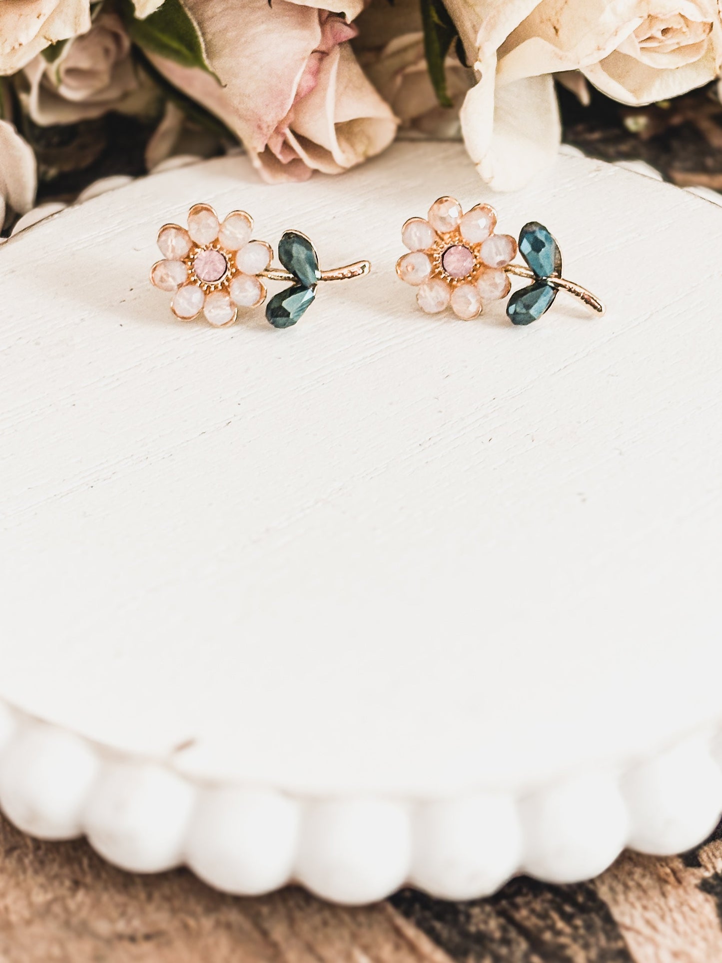 Beautiful Dainty Flower Studs