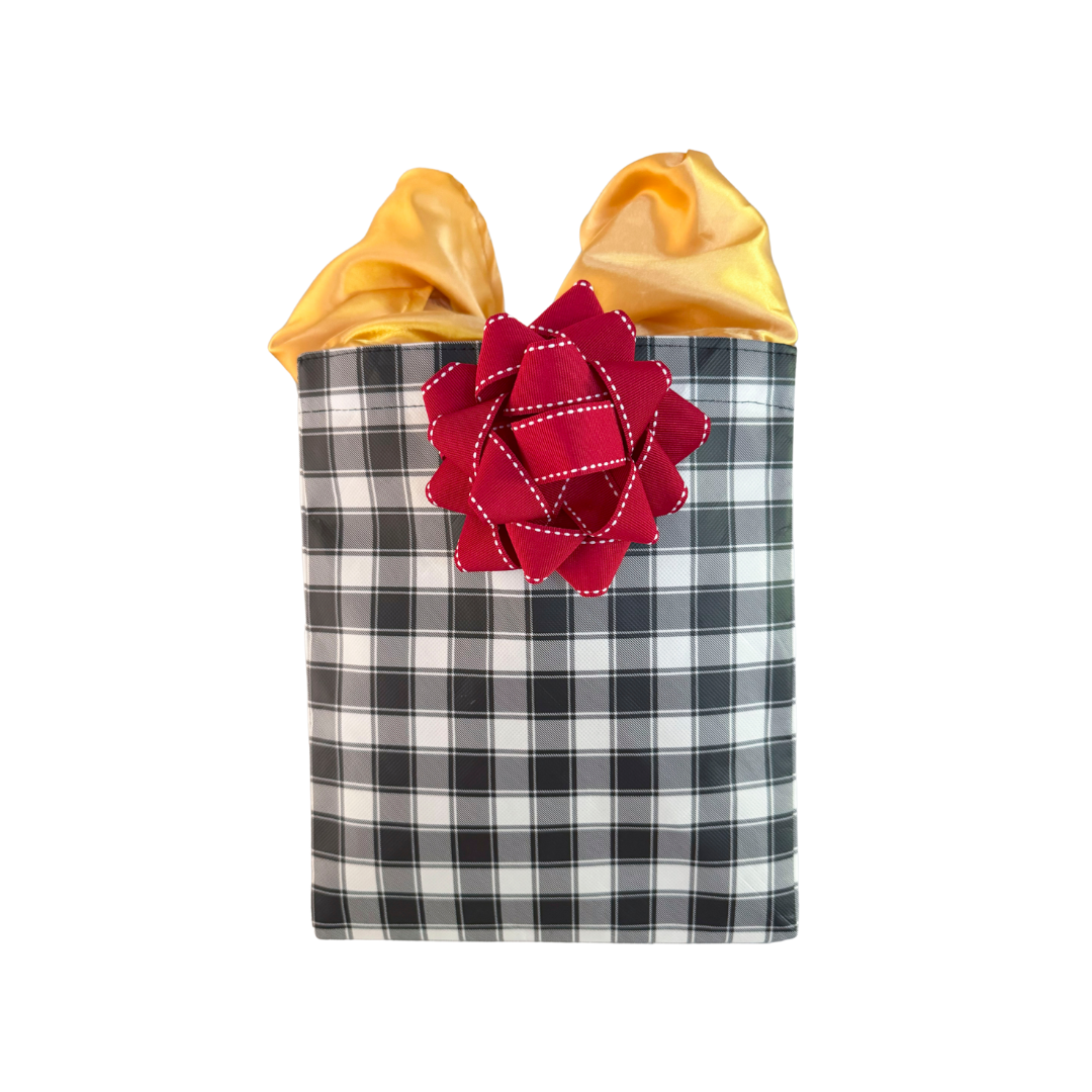 EverBow: Red (Reusable Gift Wrap Bags – Sustainable, Foldable, Eco-Friendly)