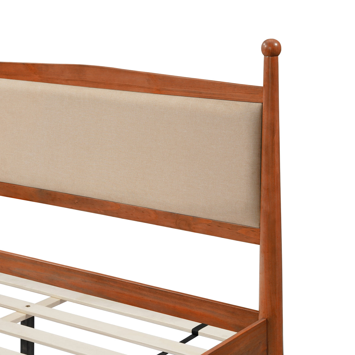 Queen Size Upholstered Platform Bed Frame