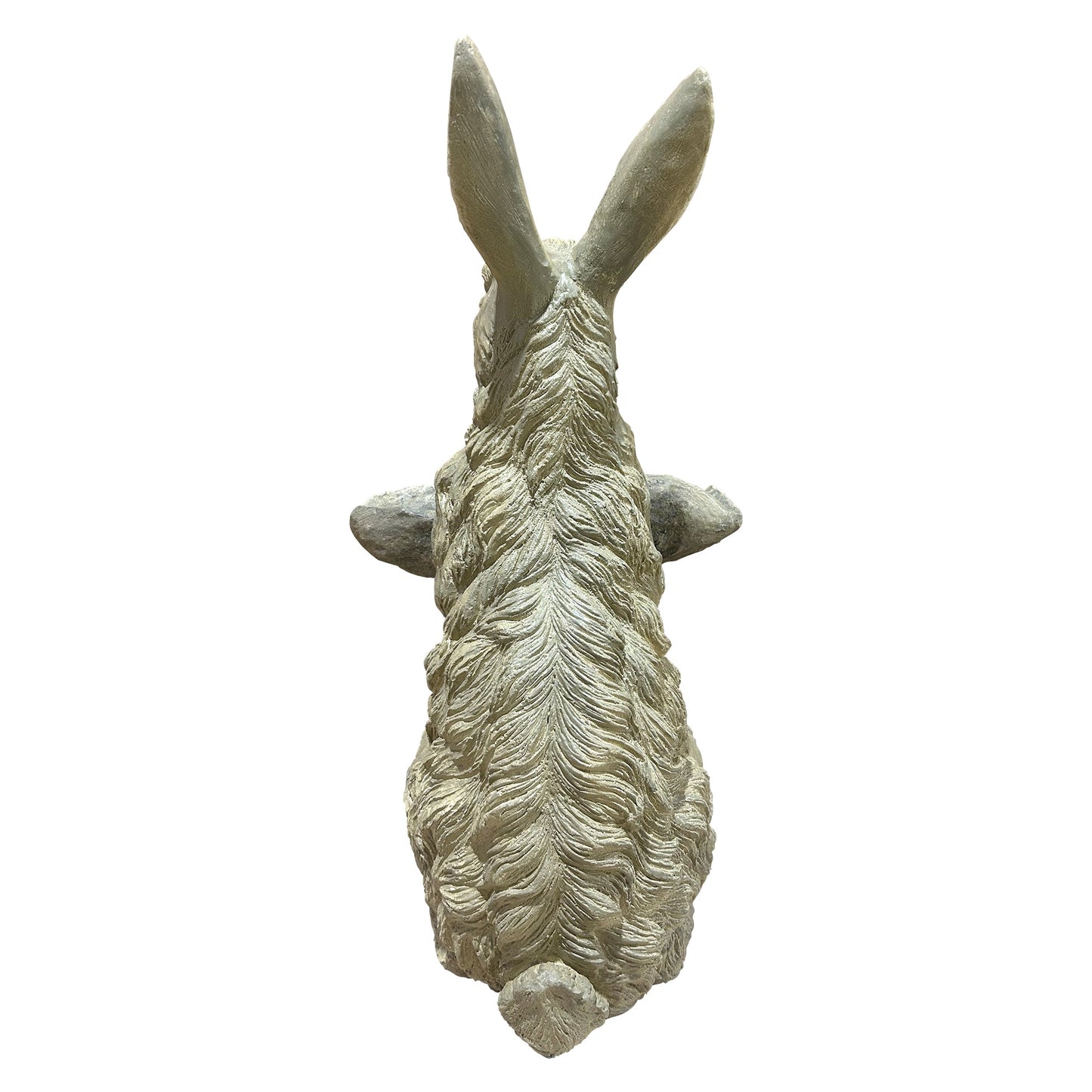 Magnesium Oxide Bunny Statue Holding Decor