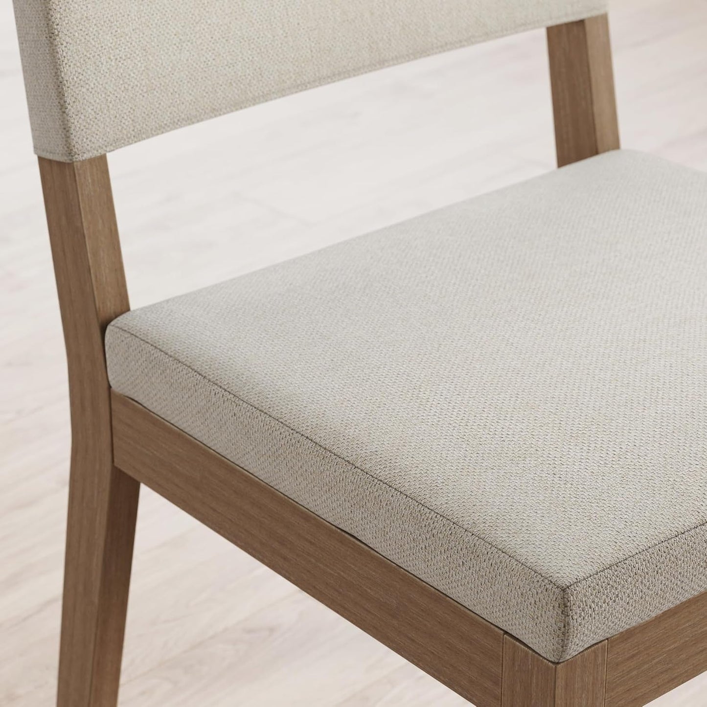 Linus Upholstered Dining Chair With Rubberwood Legs