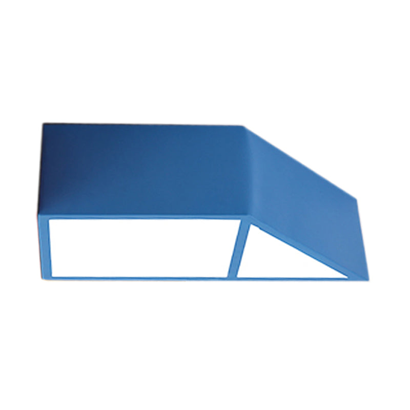 Brooke Playful Trapezoid Ceiling Lamp: Brighten Your Child's Room with Fun Colors