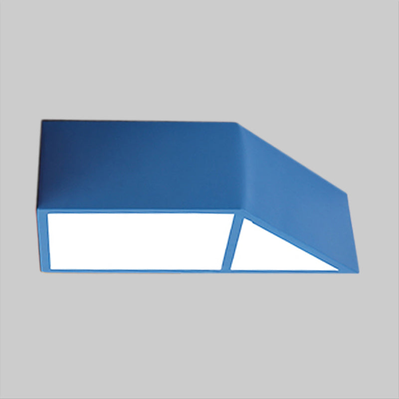 Brooke Playful Trapezoid Ceiling Lamp: Brighten Your Child's Room with Fun Colors