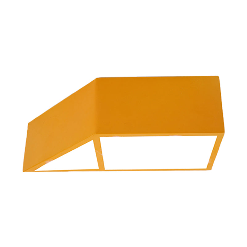 Brooke Playful Trapezoid Ceiling Lamp: Brighten Your Child's Room with Fun Colors