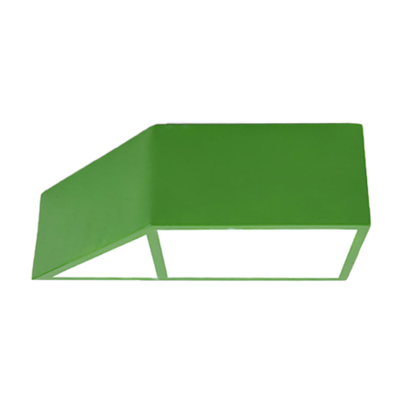 Brooke Playful Trapezoid Ceiling Lamp: Brighten Your Child's Room with Fun Colors