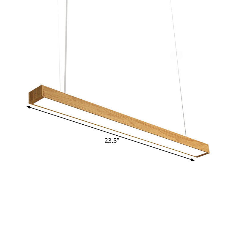 Axel's Modern Linear Pendant Lamp: Sleek Aluminum Design in Multiple Sizes