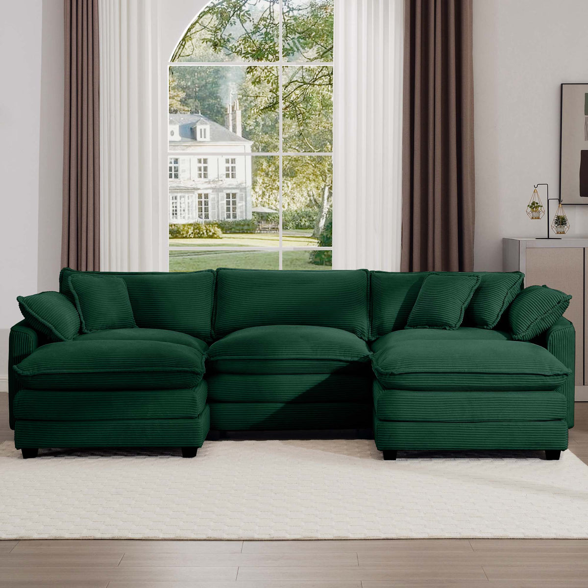 Oversized Modular Cushion Sofa Set