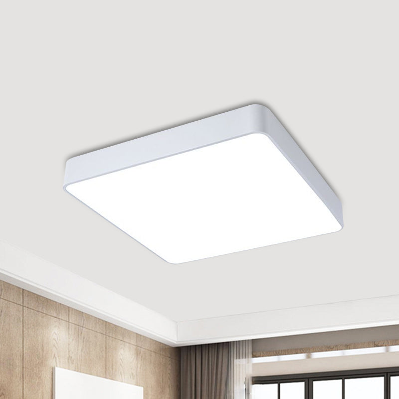 Cheerful Square Light for Kids' Rooms: LED Flush Mount Fixture