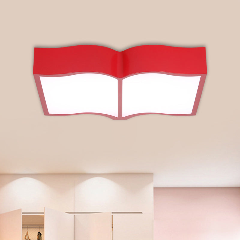 Emma's Playful Book Light - Warm LED Glow for Children's Rooms