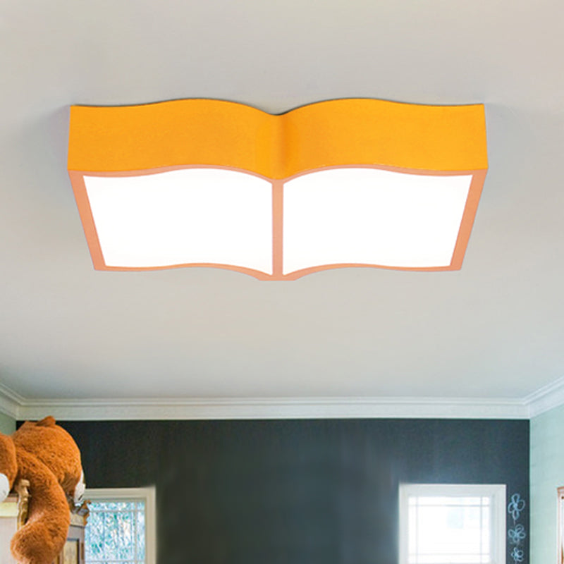 Emma's Playful Book Light - Warm LED Glow for Children's Rooms