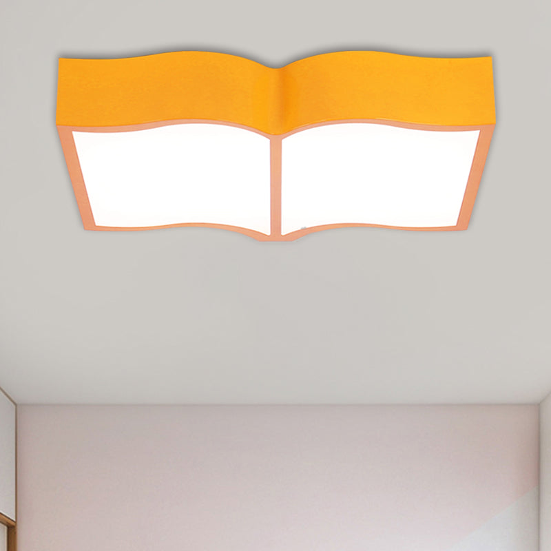 Emma's Playful Book Light - Warm LED Glow for Children's Rooms