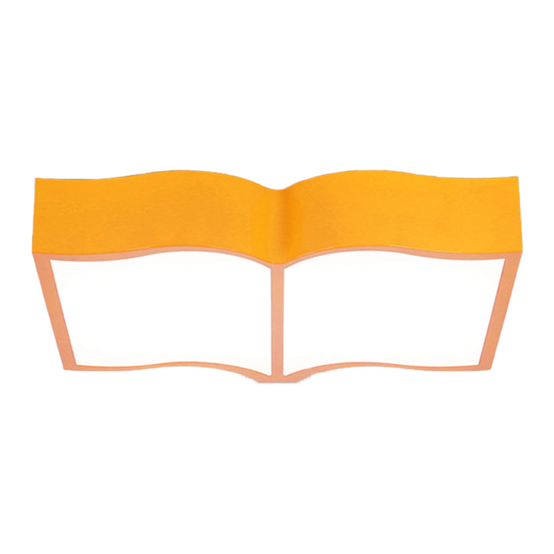 Emma's Playful Book Light - Warm LED Glow for Children's Rooms