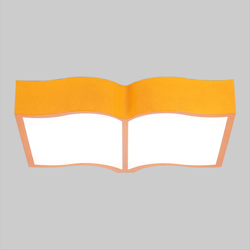 Emma's Playful Book Light - Warm LED Glow for Children's Rooms