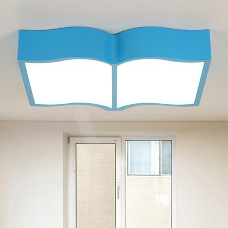Emma's Playful Book Light - Warm LED Glow for Children's Rooms