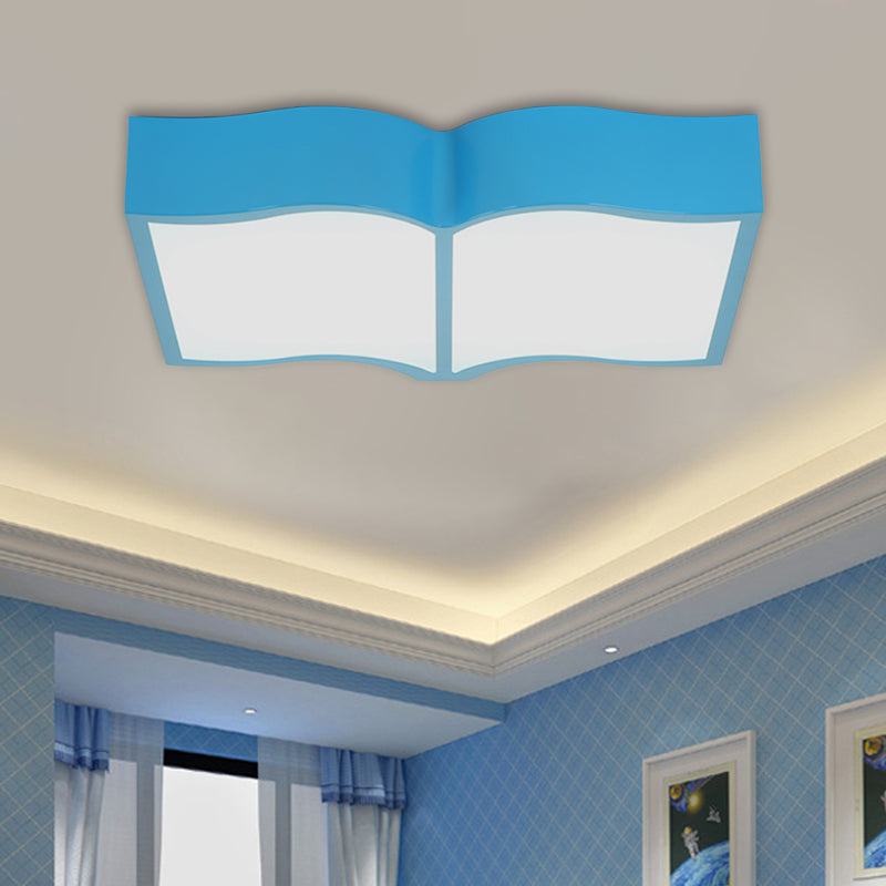 Emma's Playful Book Light - Warm LED Glow for Children's Rooms