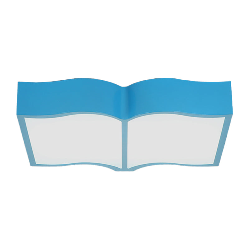 Emma's Playful Book Light - Warm LED Glow for Children's Rooms