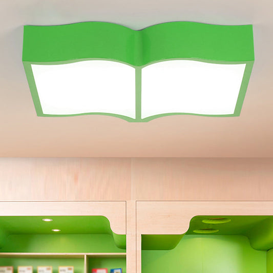 Emma's Playful Book Light - Warm LED Glow for Children's Rooms