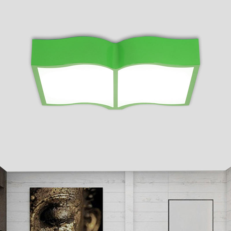 Emma's Playful Book Light - Warm LED Glow for Children's Rooms