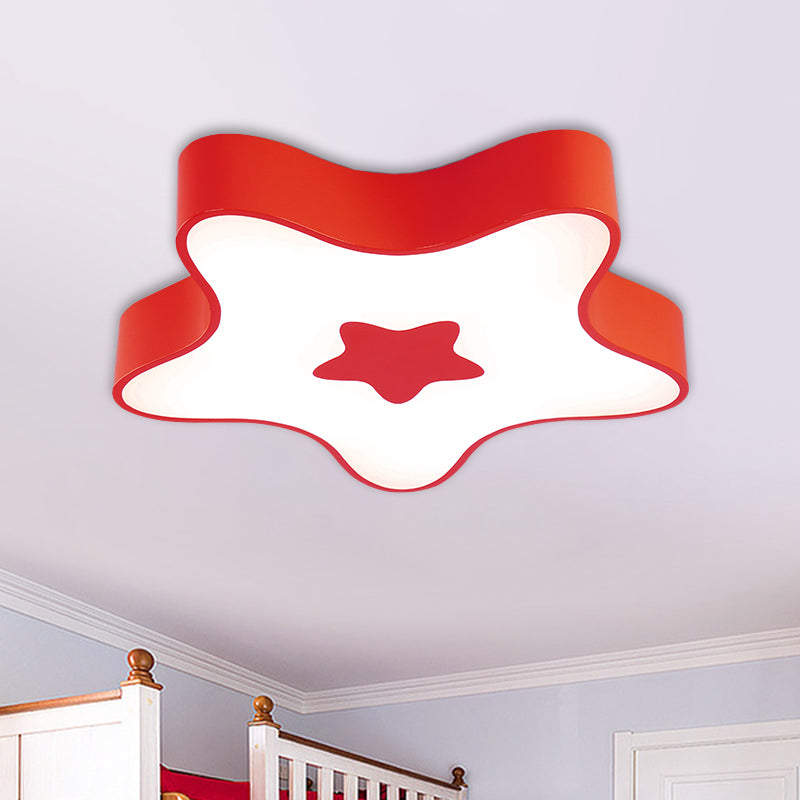 Daphne Modern Starry Night LED Ceiling Lamp (Red, Yellow, Green)