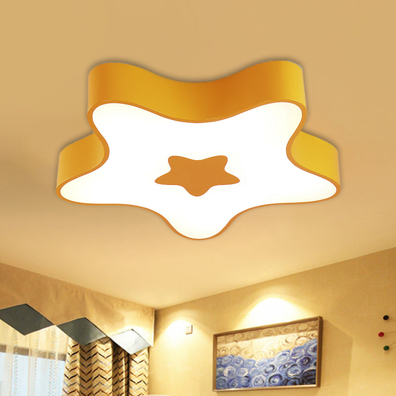 Daphne Modern Starry Night LED Ceiling Lamp (Red, Yellow, Green)