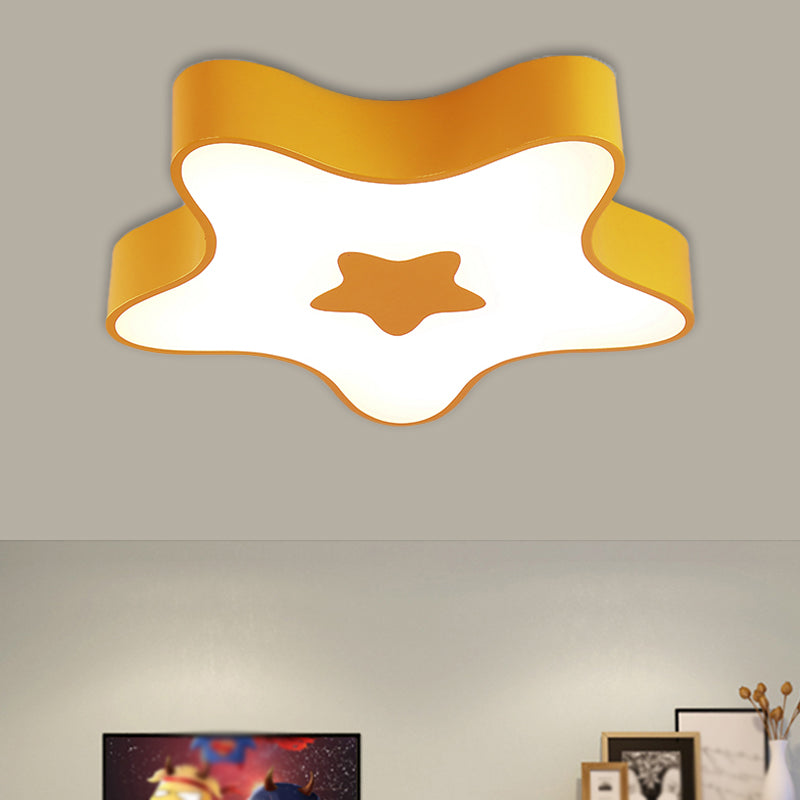 Daphne Modern Starry Night LED Ceiling Lamp (Red, Yellow, Green)