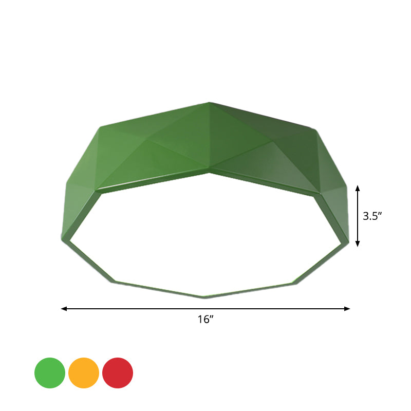 Brighten Your Space with Playful Colors: Acrylic Polygon LED Light