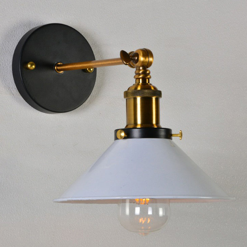 Customizable Charm: The Countryside Metal Cone Wall Lamp