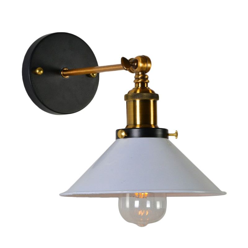 Customizable Charm: The Countryside Metal Cone Wall Lamp