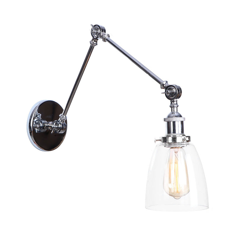 Embrace Industrial Flair and Focused Illumination: The Adjustable Swing Arm Wall Light