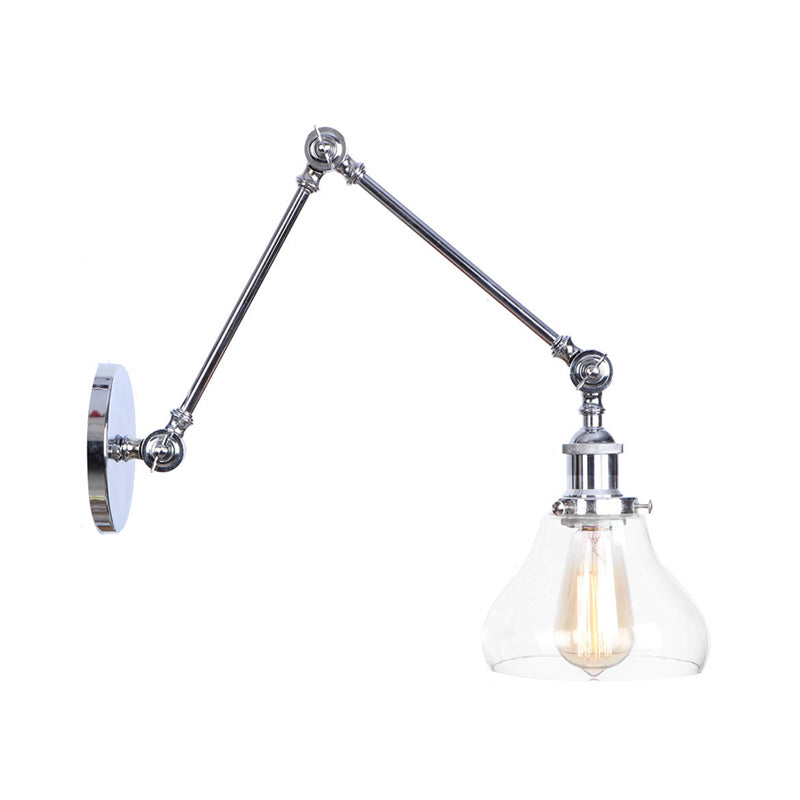 Embrace Industrial Flair and Focused Illumination: The Adjustable Swing Arm Wall Light